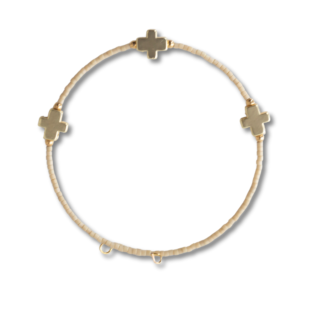 Faithful Beaded Bangle