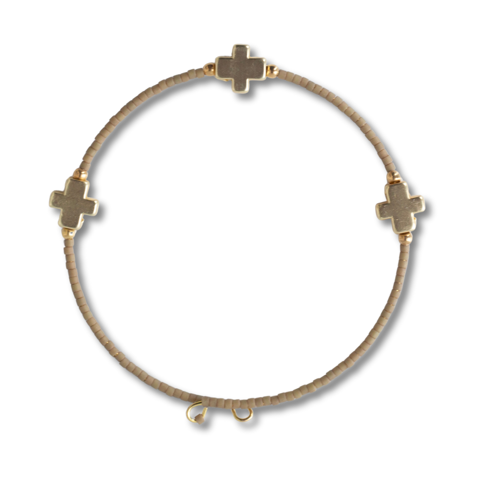 Faithful Beaded Bangle