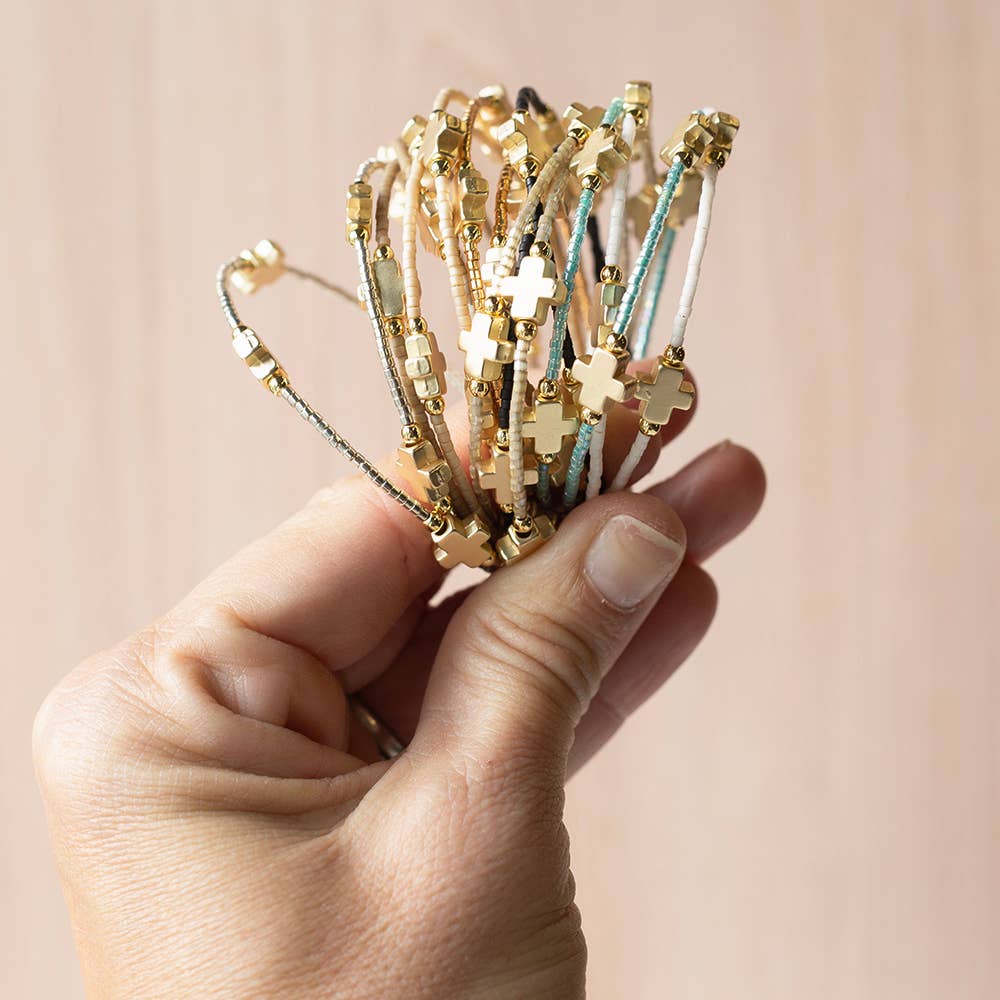 Faithful Beaded Bangle