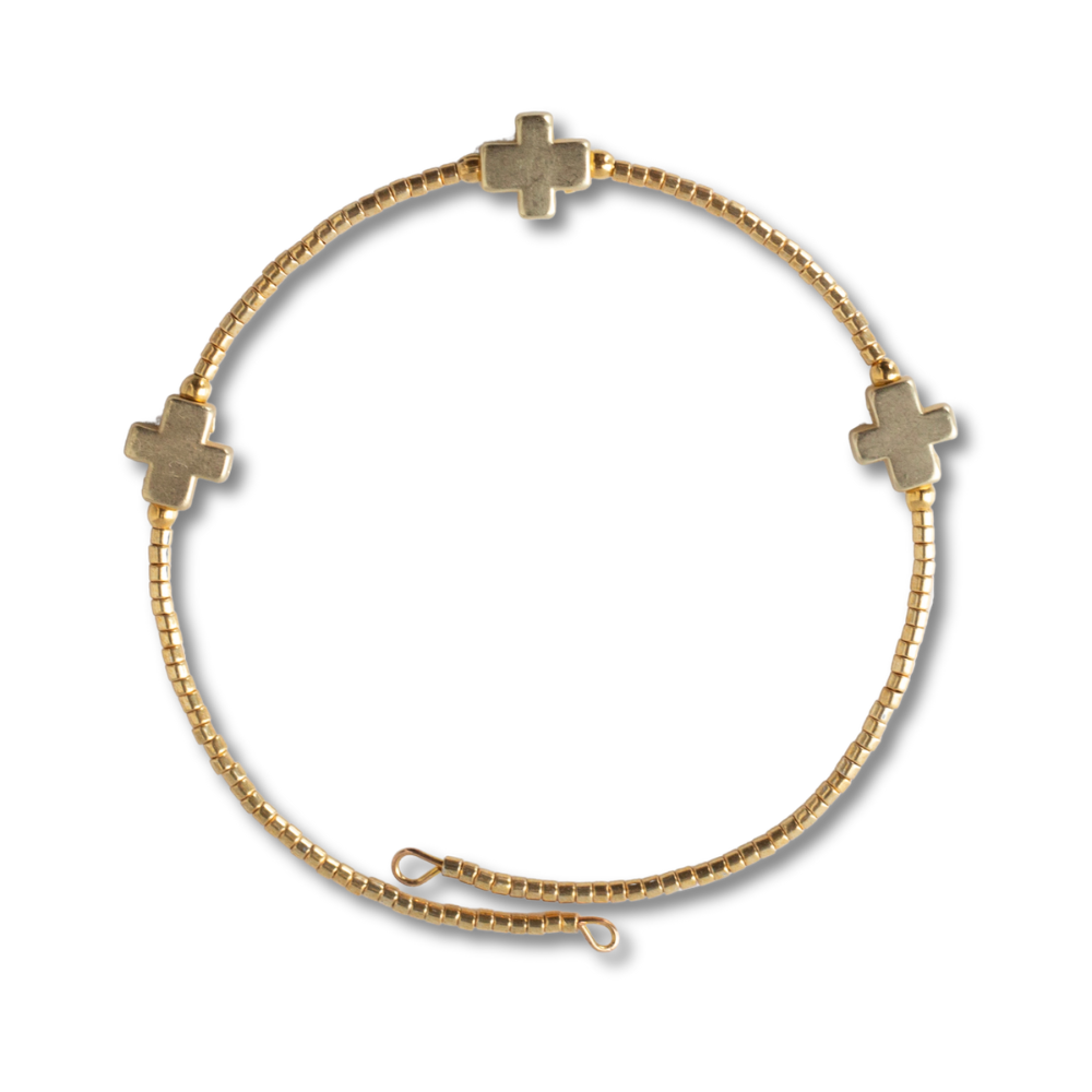 Faithful Beaded Bangle