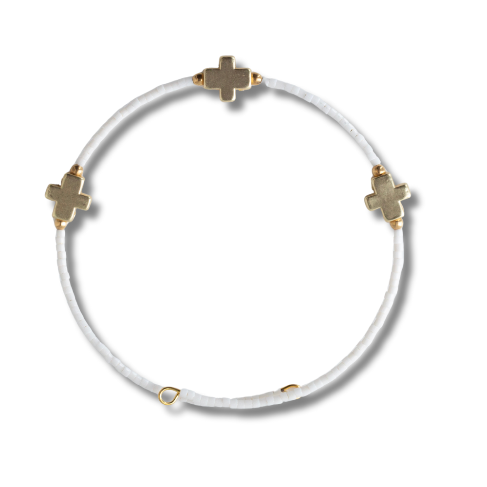 Faithful Beaded Bangle